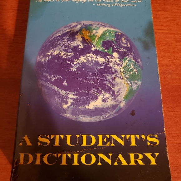 A Student Dictionary Paperback Book - Picture 1 of 3